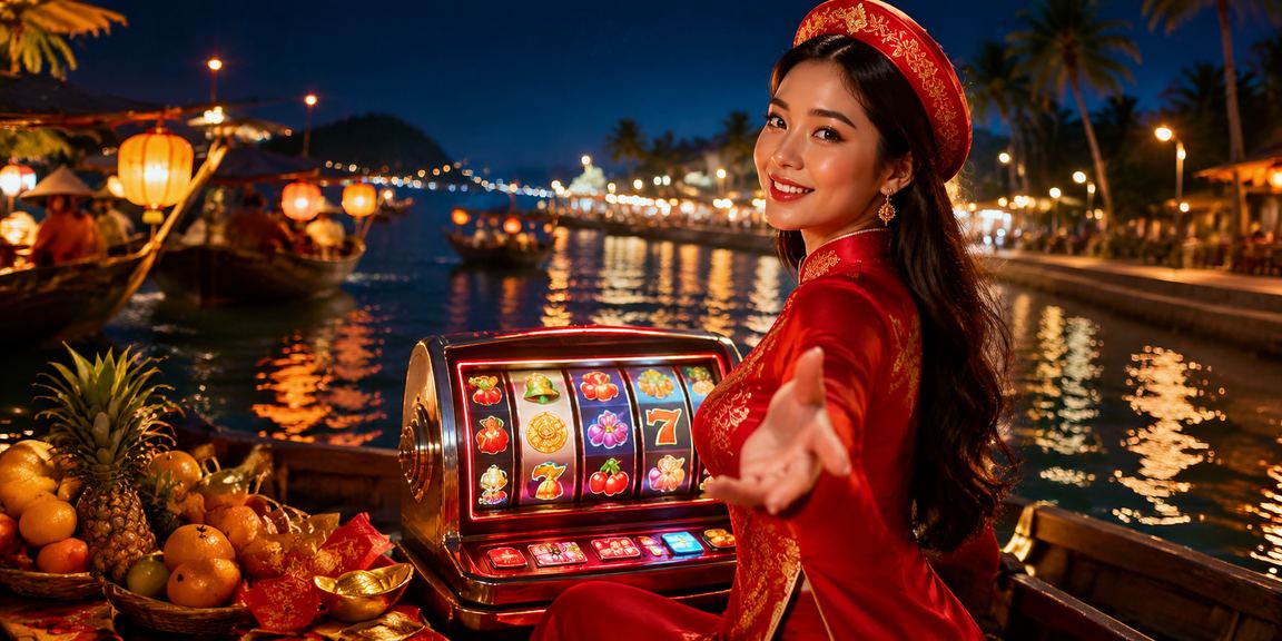 Không khí Tết tại Phan Thiết minh họa ưu đãi slot game theo mùa